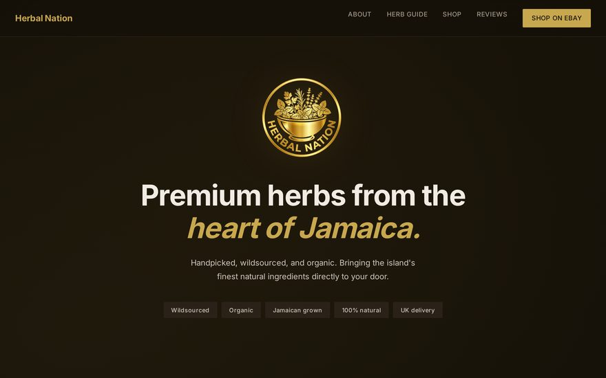 The Herbal Nation website