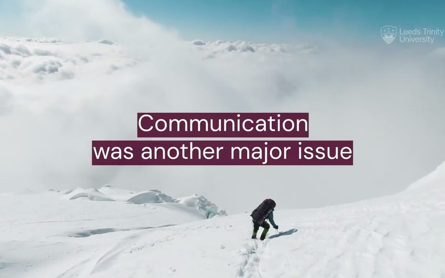Still from the Leadership Failure training film